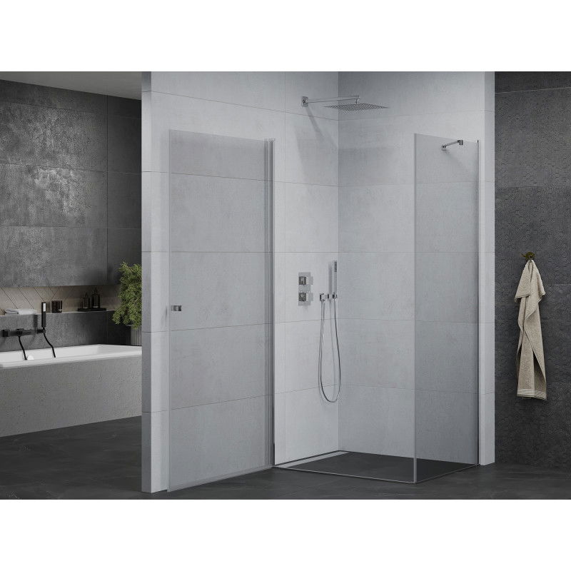 Mexen Pretoria Hinged Shower Enclosure 85 x 120 cm, Transparent, Chrome - 852-085-120-01-00