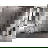 Mexen Lunar pentagonal right-opening shower enclosure 80 x 80 cm, transparent, chrome - 831-080P-080L-01-00-P