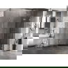 Mexen Lunar pentagonal right-opening shower enclosure 80 x 80 cm, transparent, chrome - 831-080P-080L-01-00-P