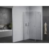 Mexen Pretoria hinged shower cubicle 90 x 100 cm, Transparent, Chrome - 852-090-100-01-00