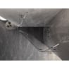 Mexen Lunar pentagonal right-hinged shower cabin 100 x 100 cm, transparent, chrome - 831-100P-100L-01-00-P