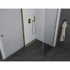 Mexen Pretoria shower enclosure 80 x 90 cm, transparent, gold - 852-080-090-50-00
