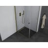 Mexen Pretoria hinged shower cubicle 90 x 70 cm, Transparent, Gold - 852-090-070-50-00