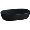 Mexen Viki countertop washbasin 59 x 40 cm, Black - 21056070