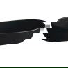 Mexen Viki countertop washbasin 59 x 40 cm, black gloss - 21056070