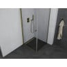 Mexen Pretoria 90 x 90 cm Hinged Shower Enclosure, Transparent, Gold - 852-090-090-50-00
