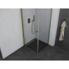 Mexen Pretoria tilt shower cabin 90 x 90 cm, transparent, gold - 852-090-090-50-00