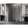 Mexen Lunar Duo hinged shower enclosure 85 x 70 cm, transparent, rose gold - 834-085L-070P-60-00