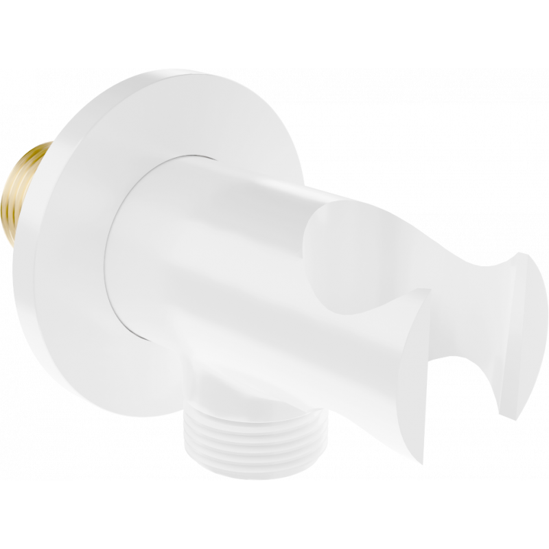 Mexen Kai angled connection, white - 79301-20