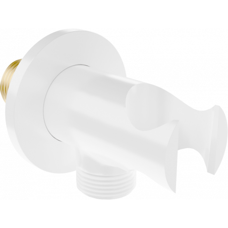 Mexen Kai angled connection, white - 79301-20