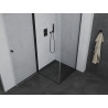 Mexen Pretoria hinged shower cabin 90 x 90 cm, transparent, black - 852-090-090-70-00