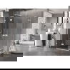Mexen Lunar L Duo hinged shower cabin 90 x 85 cm, transparent, white - 834L-090L-085P-20-00