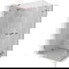 Mexen Lunar Duo shower cabin hinged 110 x 105 cm, transparent, rose gold - 834-110L-105P-60-00