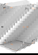 Mexen Lunar Duo left swing shower cabin 115 x 105 cm, transparent, rose gold - 834-115L-105P-60-00