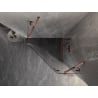 Mexen Lunar pentagonal right-hinged shower cabin 100 x 100 cm, transparent, rose gold - 831-100P-100L-60-00-P