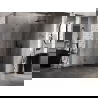 Mexen Lunar pentagonal shower enclosure right hinged 80 x 80 cm, transparent, brushed gun gray - 831-080P-080L-66-00-P