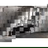 Mexen Lunar pentagonal right-hinged shower enclosure 100 x 100 cm transparent, brushed gun gray - 831-100P-100L-66-00-P