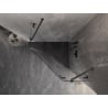 Mexen Lunar pentagonal right swing shower cabin 100 x 100 cm, transparent, gun metal - 831-100P-100L-95-00-P