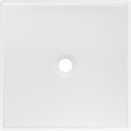 Mexen Xola-2 freestanding basin made of conglomerate 45 x 45 cm, matte white - 26594500
