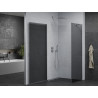 Mexen Pretoria swing shower cabin 90 x 100 cm, graphite, chrome - 852-090-100-01-40