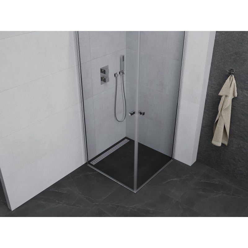 Mexen Pretoria Duo Hinged Shower Cabin 70 x 70 cm, Transparent, Chrome - 852-070-070-02-00