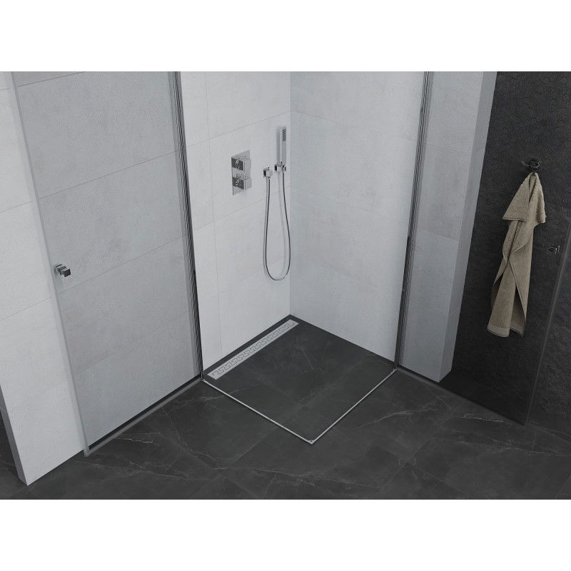 Mexen Pretoria Duo hinged shower cabin 80 x 80 cm, transparent, chrome - 852-080-080-02-00