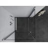 Mexen Pretoria Duo hinged shower cabin 80 x 80 cm, transparent, chrome - 852-080-080-02-00