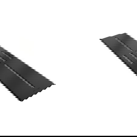 Mexen Toro shower tray masking panel 130-160 cm, black - 43920070