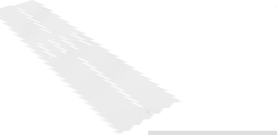 Mexen Toro shower tray masking panel 170-200 cm, white - 43930020