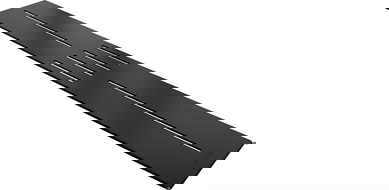 Mexen Toro Shower Tray Cover 170-200 cm, Black - 43930070
