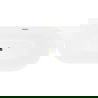 Mexen Oval Slim freestanding back-to-wall bathtub 170 x 80 cm, white, gold overflow - 52661708000-50