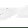 Mexen Oval Slim freestanding back-to-wall bathtub 170 x 80 cm, white, brushed copper overflow - 52661708000-65