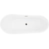 Mexen Dora freestanding bathtub 150 x 75 cm, white, rose gold overflow - 52071507500-60
