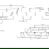 Mexen Dora freestanding bathtub 150 x 75 cm, white, gun gray brushed overflow - 52071507500-66