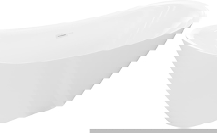 Mexen Lotos free-standing bathtub 140 x 75 cm, white, white overflow - 52051407700-20