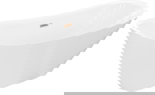 Mexen Lotos freestanding bathtub 140 x 75 cm, white, brushed copper overflow - 52051407700-65