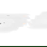 Mexen Lotos freestanding bathtub 140 x 75 cm, white, brushed copper overflow - 52051407700-65