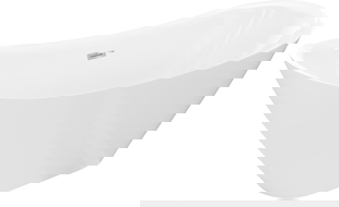 Mexen Lotos freestanding bath 150 x 75 cm, white, chrome overflow - 52051507700-01