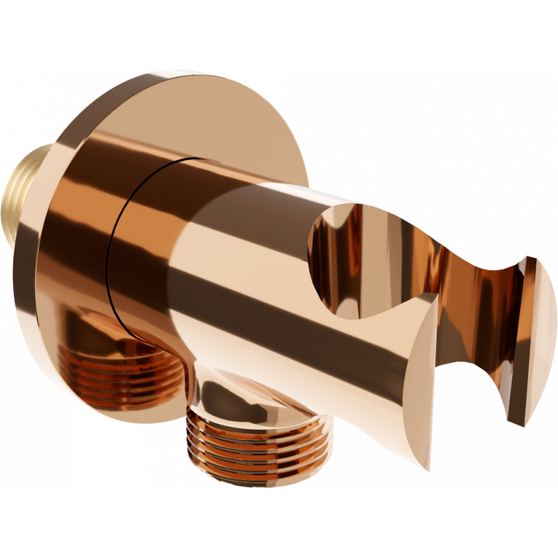 Mexen Kai angle connector, Rose gold - 79301-60