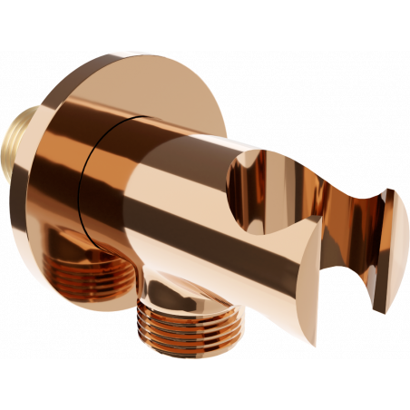 Mexen Kai angle connector, Rose gold - 79301-60