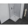 Mexen Pretoria Hinged Shower Enclosure 70 x 70 cm, Transparent, Chrome + Flat Tray - 852-070-070-01-00-4010