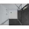 Mexen Pretoria Hinged Shower Enclosure 70 x 70 cm, Transparent, Chrome + Flat Tray - 852-070-070-01-00-4010