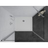 Mexen Pretoria swing shower cabin 80 x 100 cm, transparent, chrome + Flat tray - 852-080-100-01-00-4010