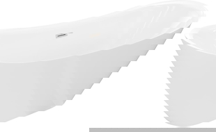 Mexen Lotos Freestanding Bath 180 x 75 cm, White, Brushed Nickel Overflow - 52051807700-97