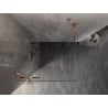 Mexen Lunar Duo shower cabin swing 120 x 120 cm, transparent, brushed copper - 834-120L-120P-65-00