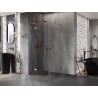 Mexen Lunar L Duo pivot shower enclosure 120 x 120 cm, transparent, rose gold - 834L-120L-120P-60-00