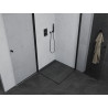 Mexen Pretoria Duo Swing Shower Cabin 90 x 90 cm, Transparent, Black - 852-090-090-70-00-02