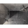 Mexen Lunar Duo shower enclosure pivot door 95 x 70 cm, transparent, brushed gun gray - 834-095L-070P-66-00