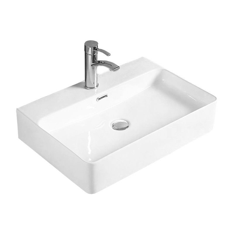 Mexen Lara countertop washbasin 60 x 42 cm, White - 21166000