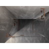 Mexen Lunar L Duo Pivot Shower Cabin Left 95 x 80 cm, Transparent, Brushed Copper - 834L-095L-080P-65-00